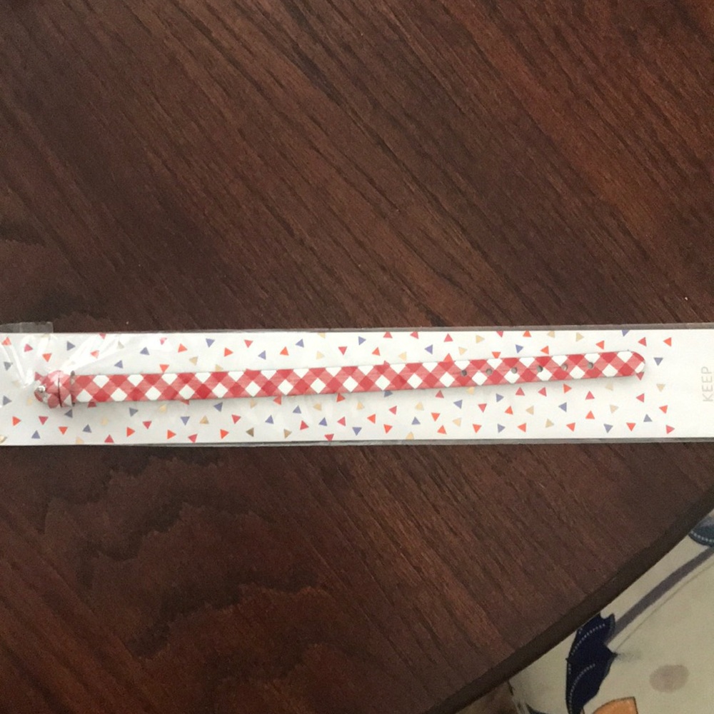 Keep Collective Leather Gingham Band